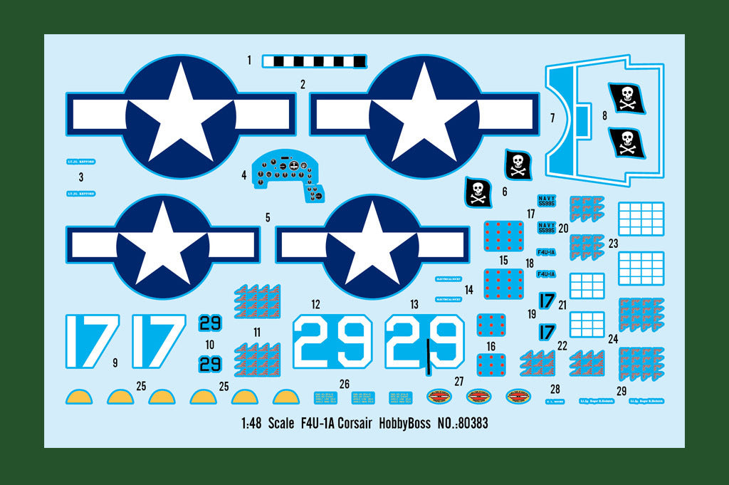 Hobby Boss 1/48 F4U-1A Corsair (10)