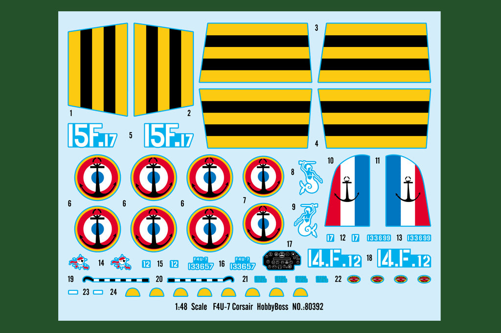 Hobby Boss 80392 1/48 F4U-7 Corsair FRENCH NAVY (9120463683821)