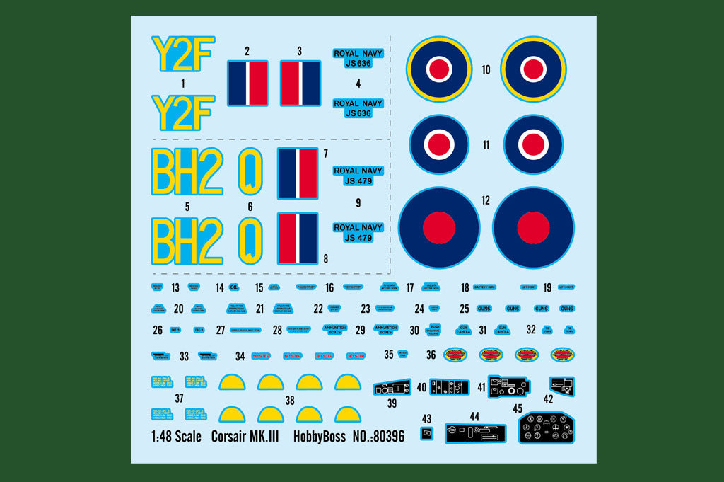 Hobby Boss 80396 1/48 Corsair MK. (9120463749357)