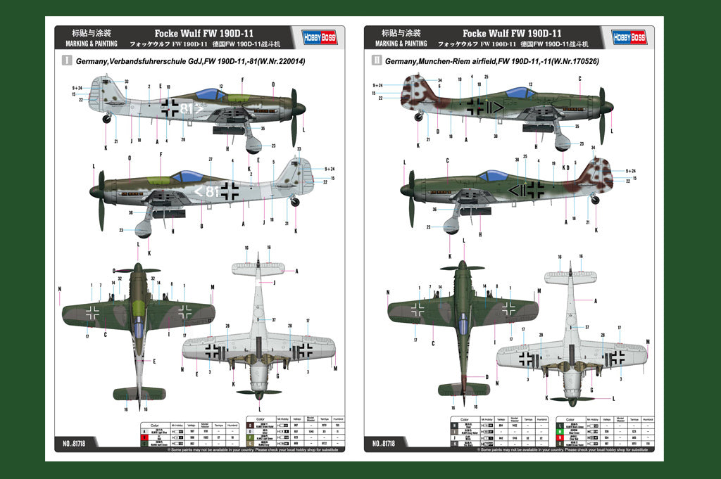 Hobby Boss 1/48 Focke-Wulf FW190D-11 (4)