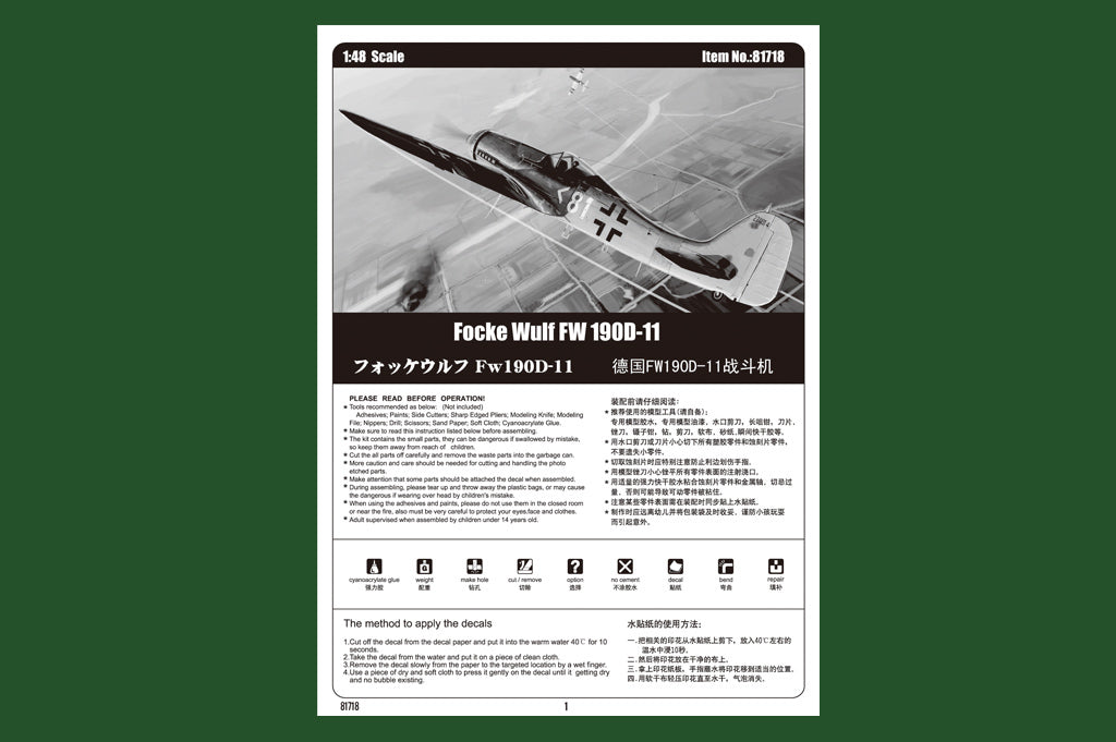 Hobby Boss 1/48 Focke-Wulf FW190D-11 (5)