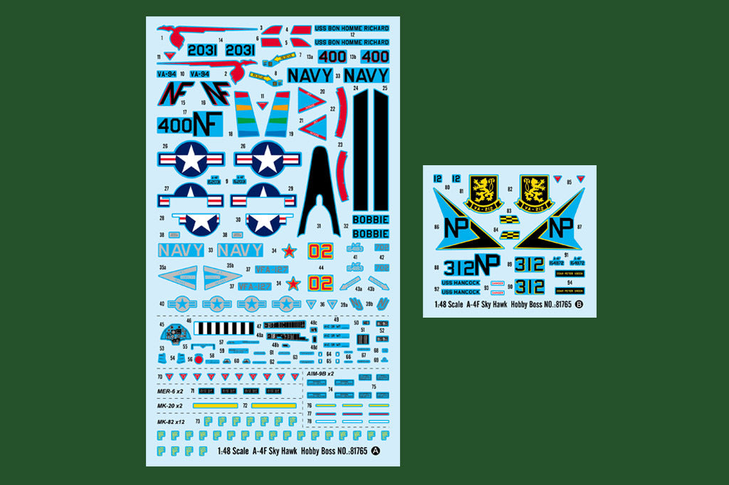 Hobby Boss 81765 1/48 A-4F Sky Hawk (9120464208109)