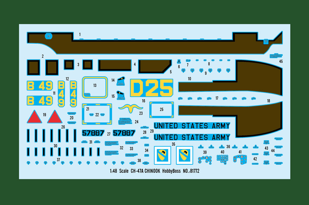 Hobby Boss 1/48 CH-47A CHINOOK (10)