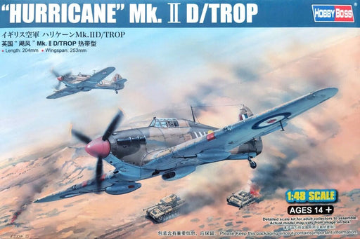 Hobby Boss 81780 1/48 Hawker Hurricane Mk.IId/Trop (8966340018413)