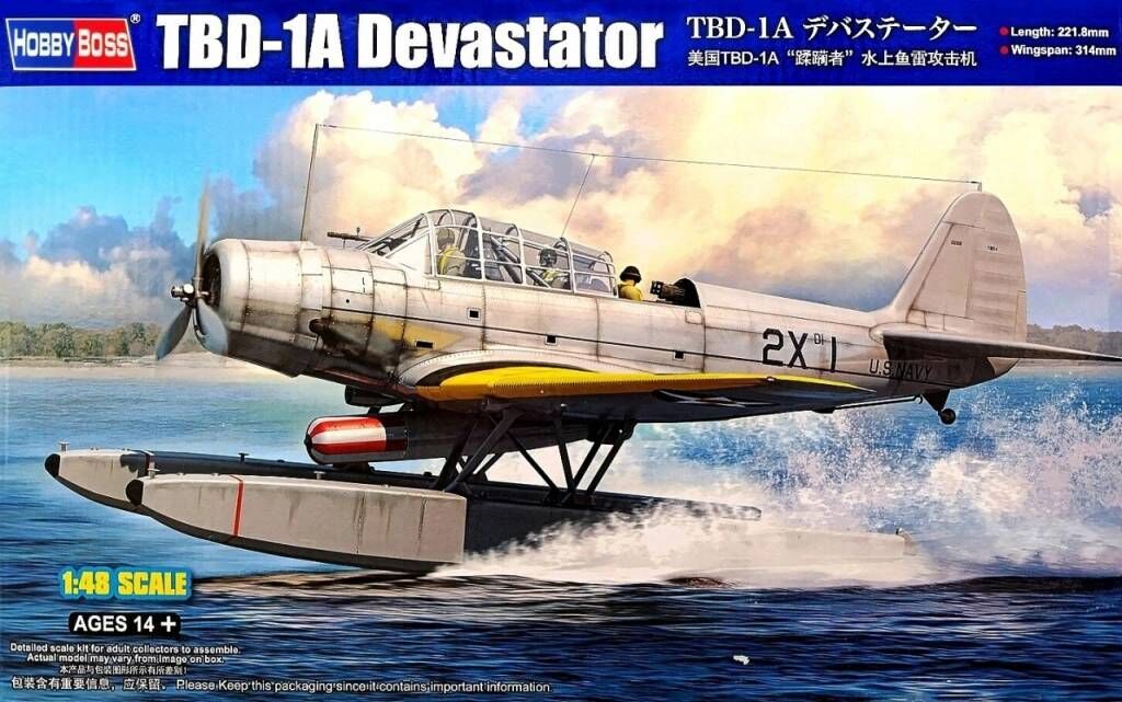 Hobby Boss 81784 1/48 TBD-1A Devastator (8966340116717)