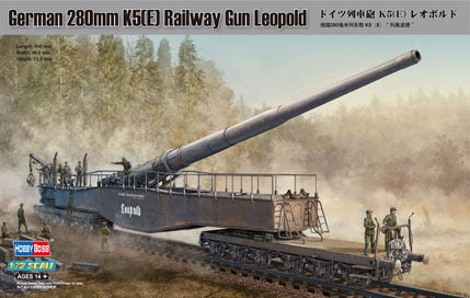 Hobby Boss 82903 1/72 German 280mm K5(E) Railway Gun Leopold - Hobby City NZ (8966341722349)