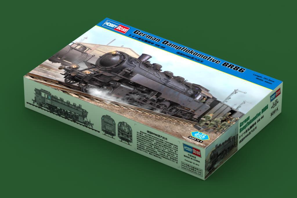 Hobby Boss 82914 1/72 German Dampflokomotive BR86 - Hobby City NZ