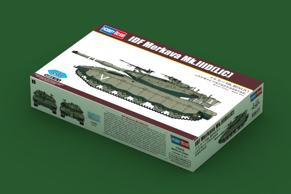 Hobby Boss 82917 1/72 IDF Merkava Mk.IIID(LIC) (9120464765165)