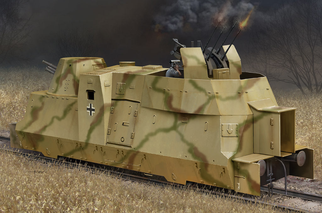 Hobby Boss 82925 1/72 German Kanonen und Flakwagen of BP4 (8966341853421)