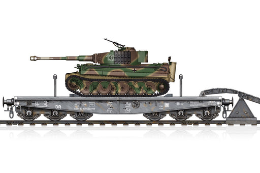 Hobby Boss 82934 1/72 Schwere Plattformwagen Type SSyms 80&Pz.Kpfw.VI Ausf.E Sd.Kfz.181 Tiger I(Mid) - Hobby City NZ (8966342050029)