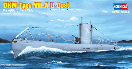 Hobby Boss 83503 1/350 DKM Navy Type VII-A U-Boat - Hobby City NZ (8966342836461)