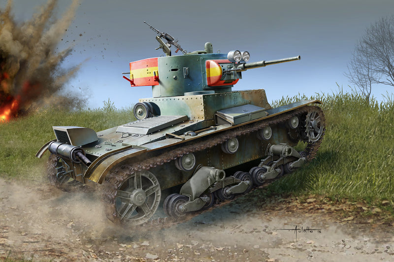 Hobby Boss 83810 1/35 Soviet T-26 Light Infantry Tank Mod.1936/1937 - Hobby City NZ (8966343295213)