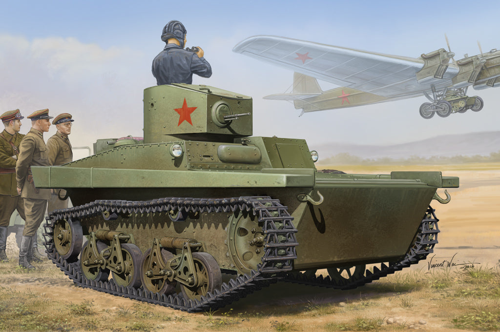 Hobby Boss 83821 1/35 Soviet T-37A Light Tank(Izhorsky) (8966343393517)