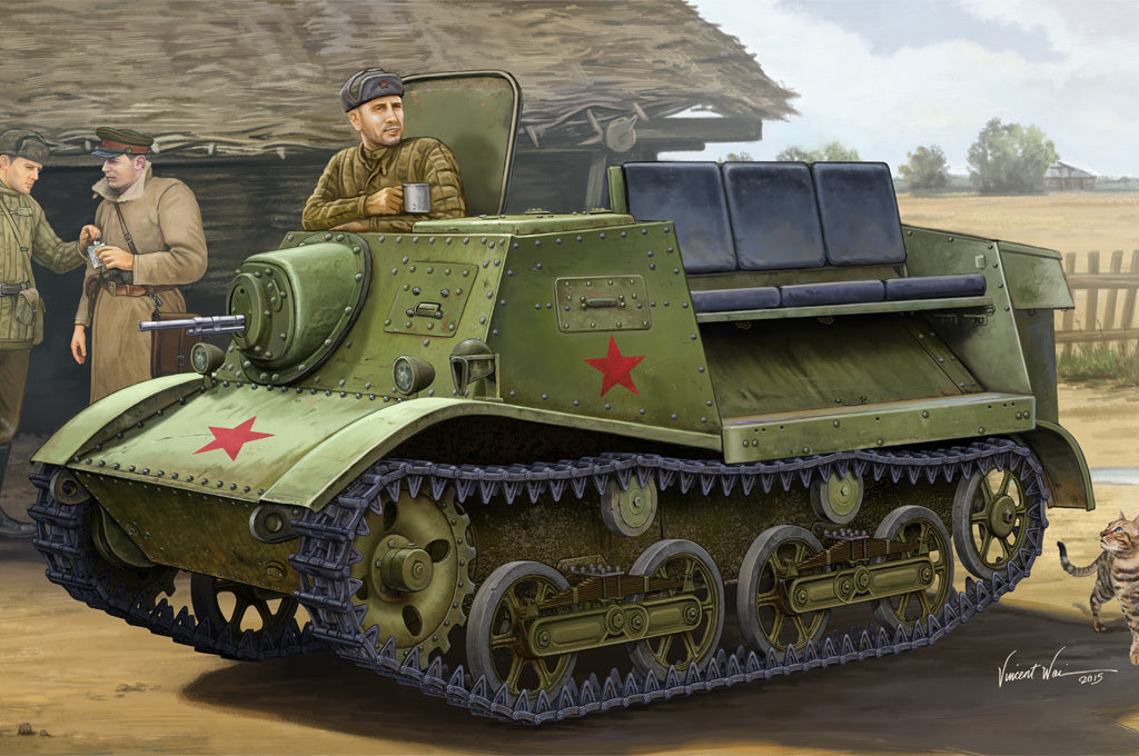 Hobby Boss 83847 1/35 Soviet T-20 Armored Tractor Komsomolets 1938 (8966343721197)