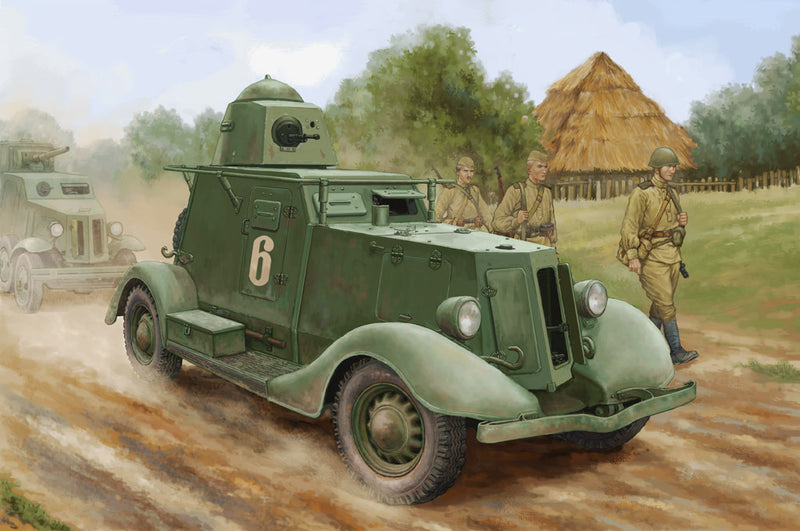 Hobby Boss 83882 1/35 Soviet BA-20 Armored Car Mod.1937 - Hobby City NZ (8966344114413)
