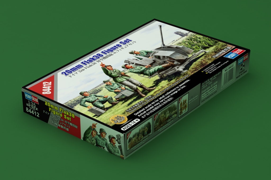 Hobby Boss 84412 1/35 20mm Flak38 Figure Set (9120465256685)
