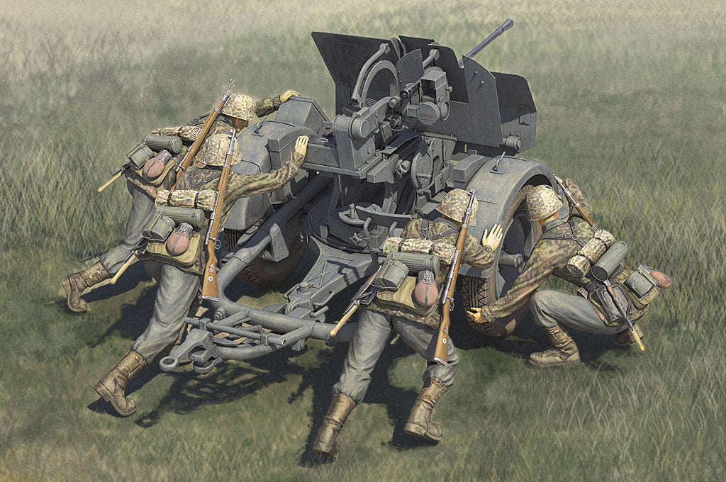 Hobby Boss 84418 1/35 German 20mm Flak 38 crews (9120465453293)