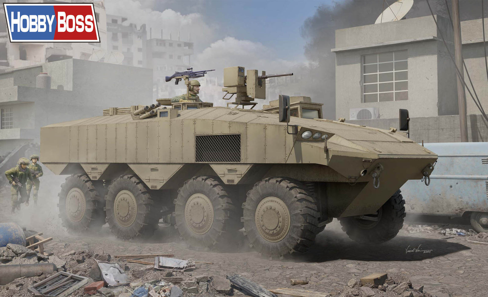 Hobby Boss 84509 1/35 IDF Eitan Wheeled APC (8966345228525)