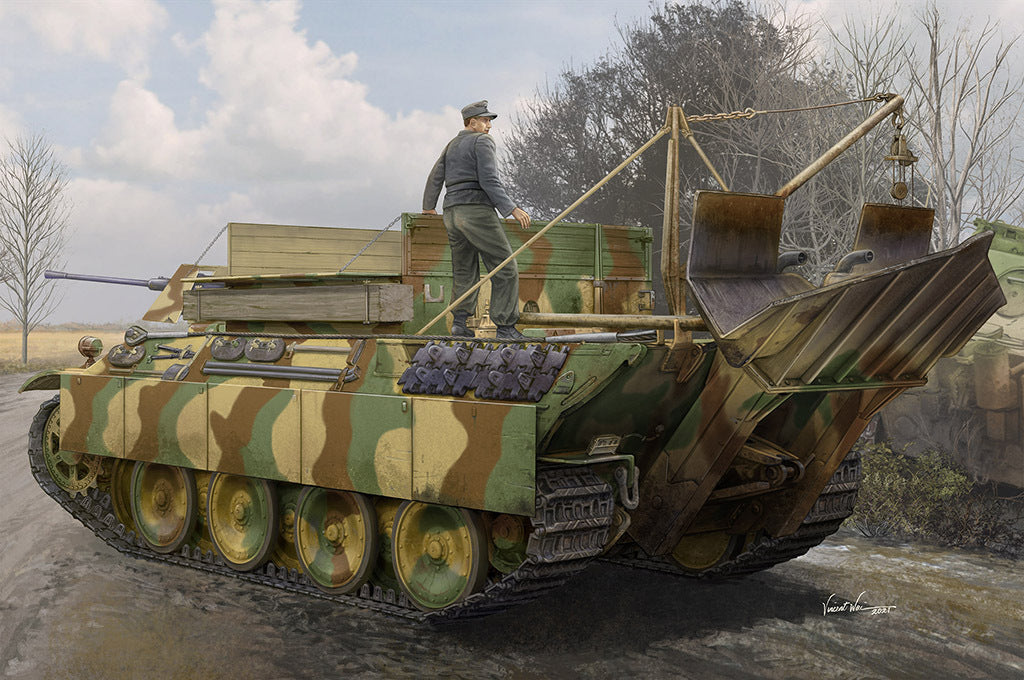 Hobby Boss 84553 1/35 German Sd.Kfz.179 Bergepanther Ausf.G (8966346604781)