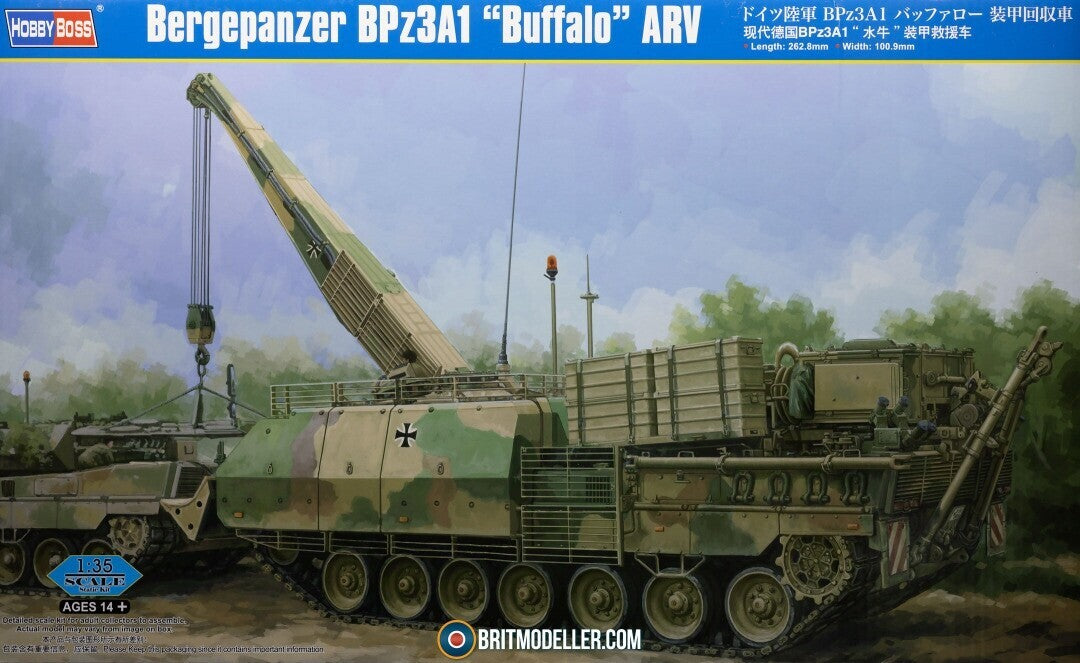 Hobby Boss 84566 1/35 Bergepanzer BPz3A1 BuffaloÂ  ARV (8966347325677)