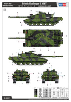 Hobby Boss 1/48 British Challenger II MBT (3)