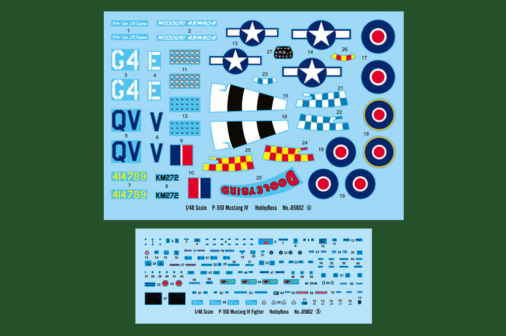 Hobby Boss 1/48 P-51D Mustang IV Fighter (8)