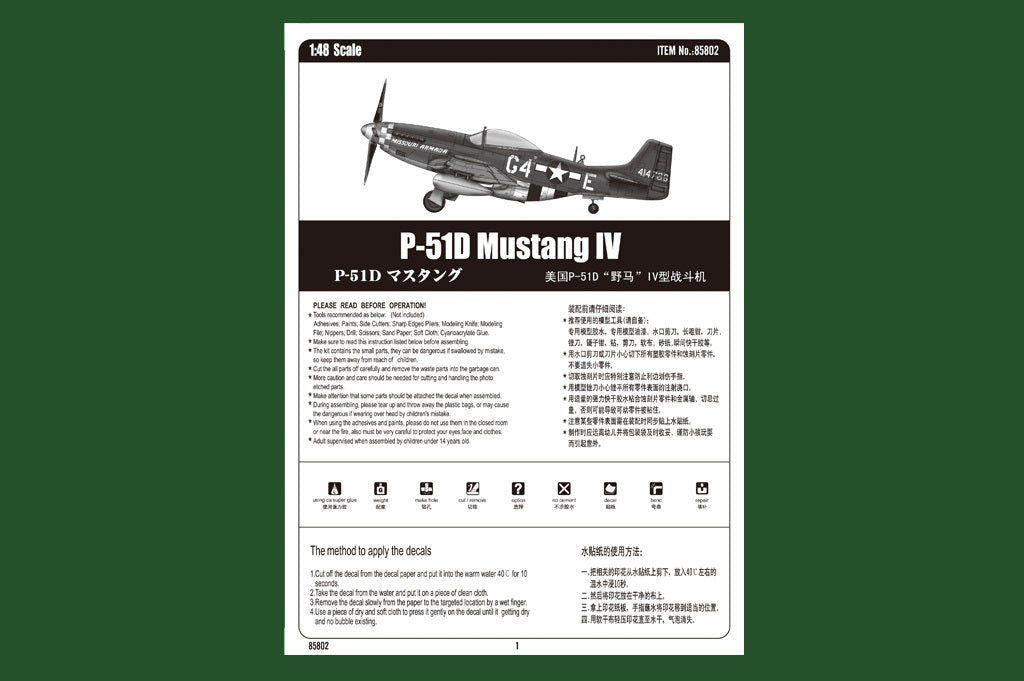 Hobby Boss 1/48 P-51D Mustang IV Fighter (6)