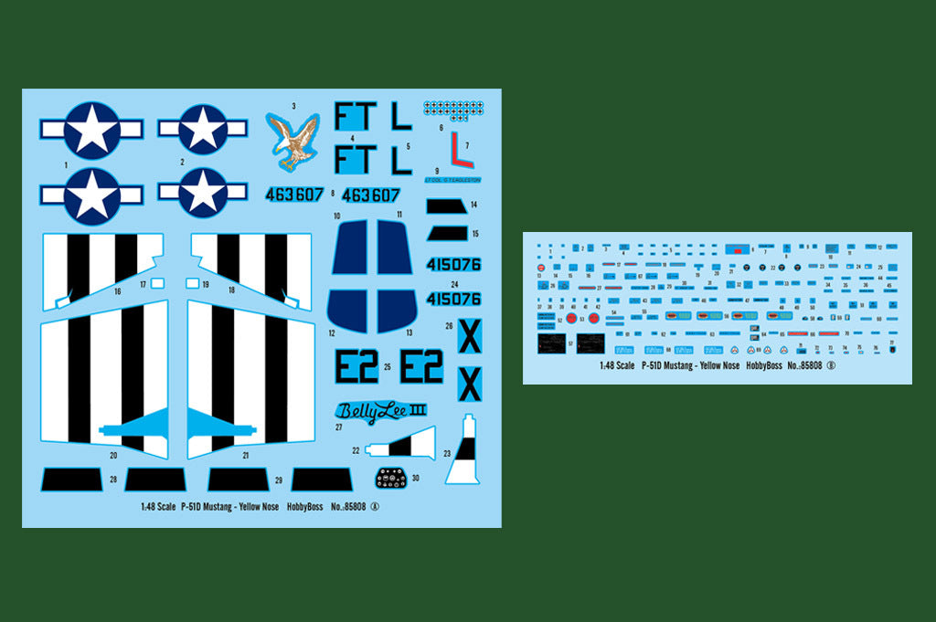 Hobby Boss 1/48 P-51D Mustang - Yellow Nose (3)