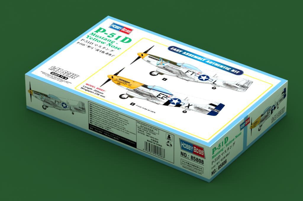 Hobby Boss 1/48 P-51D Mustang - Yellow Nose (2)