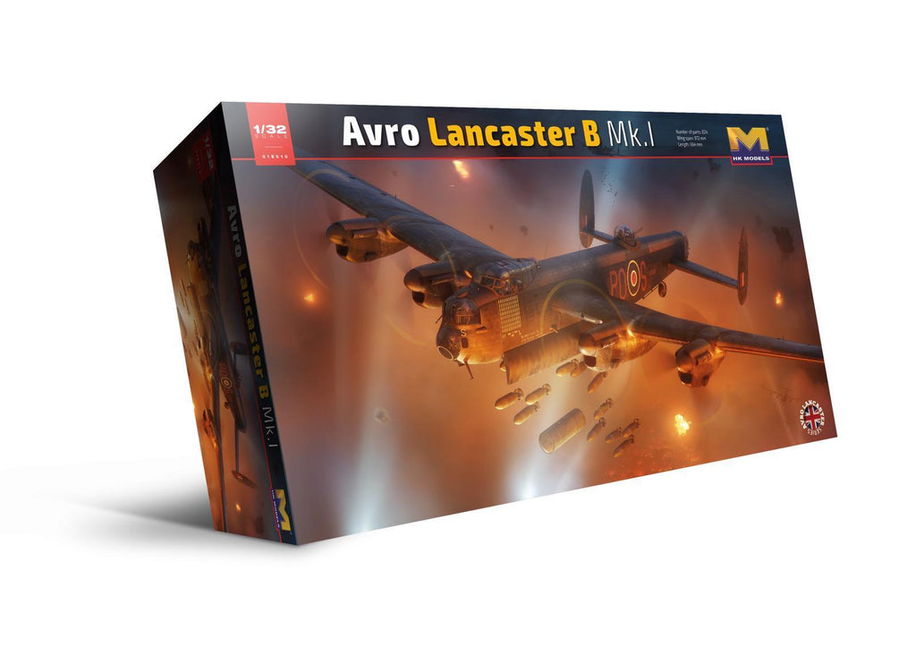 Hong Kong Models HKM01E010 Lancaster MK I/III Plastic Model Kit