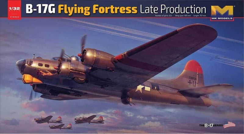 Hong Kong Models HKM01E030 1/32 B-17G Flying Fortress Late Version - Hobby City NZ (8966355353837)