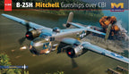 Hong Kong Models HKM01E037 B-25H Mitchell Gunships over CBI Plastic Model Kit