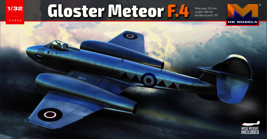 Hong Kong Models HKM01E06 Gloster Meteor MK.4 Plastic Model Kit