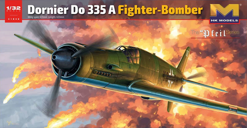 Hong Kong Models HKM01E08 1/32 Do335A Fighter Bomber (8966355714285)