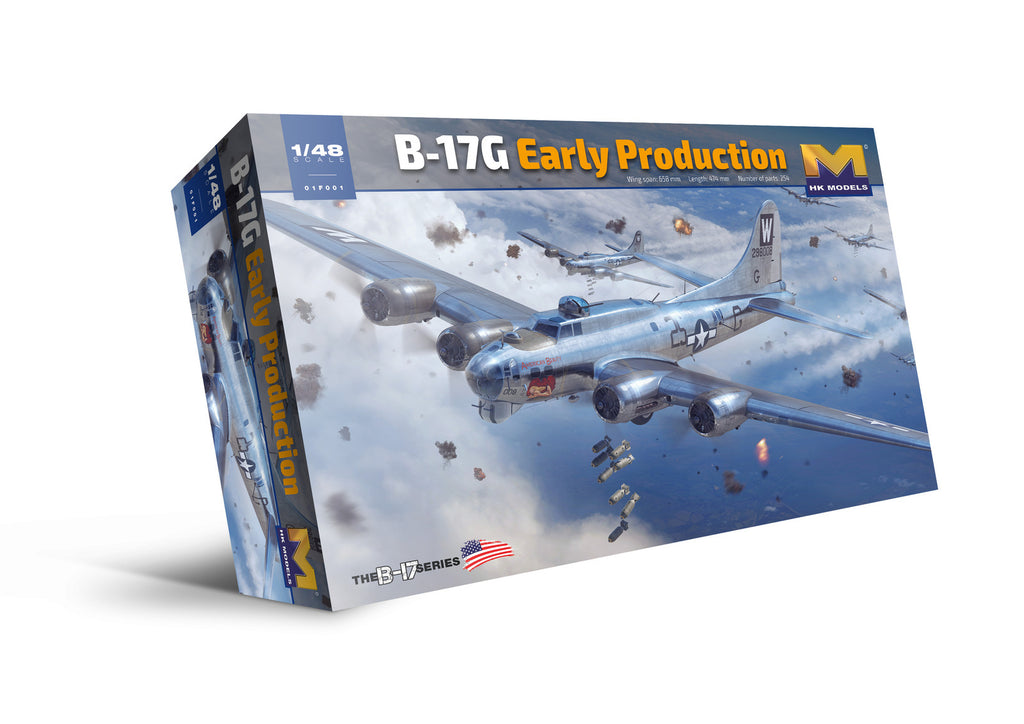 Hong Kong Models HKM01F001 B-17G Early Version Plastic Model Kit