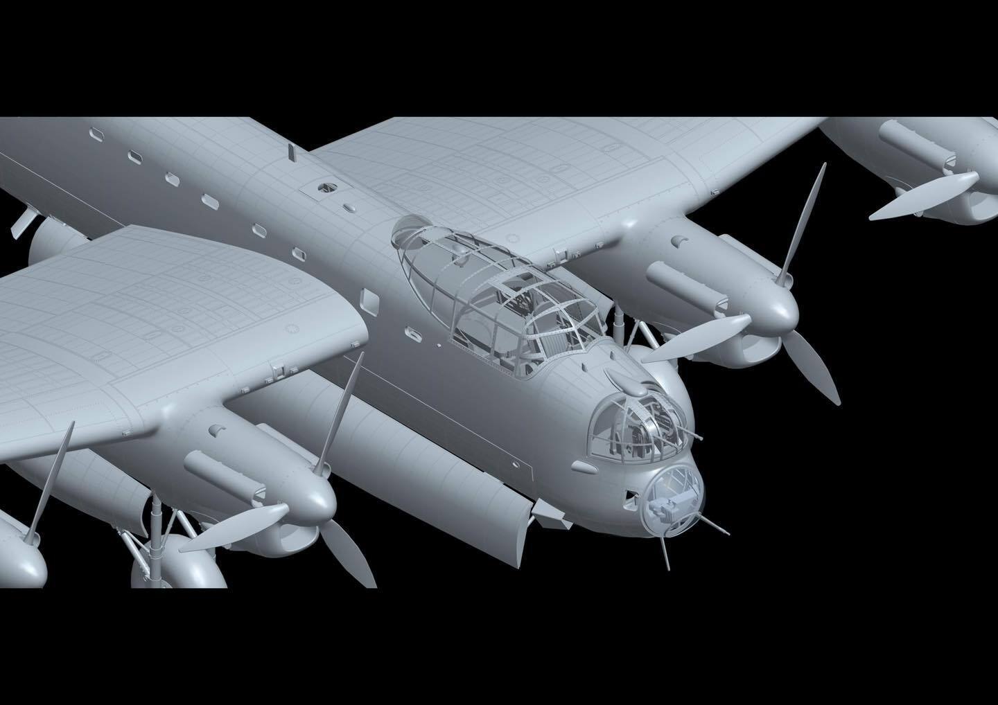 Hong Kong Models HKM01F005 Avro Lancaster B Mk.1 Plastic Model Kit
