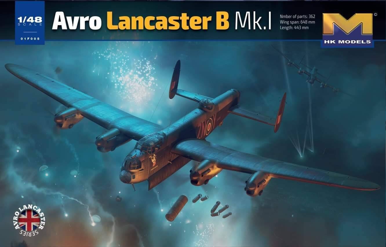 Hong Kong Models HKM01F005 Avro Lancaster B Mk.1 Plastic Model Kit