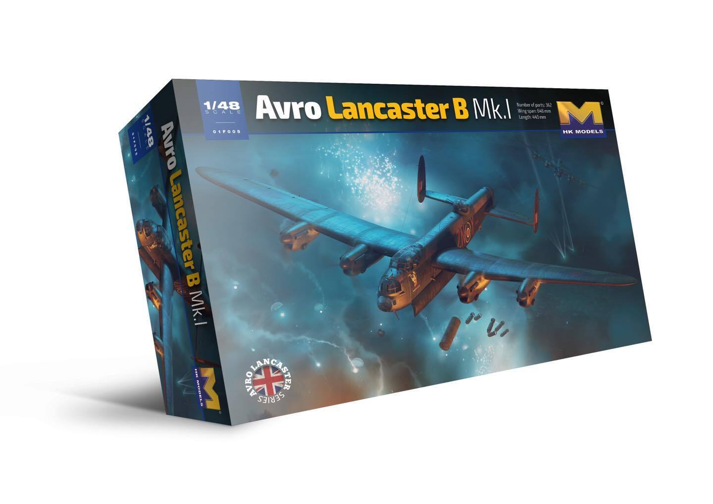 Hong Kong Models HKM01F005 Avro Lancaster B Mk.1 Plastic Model Kit