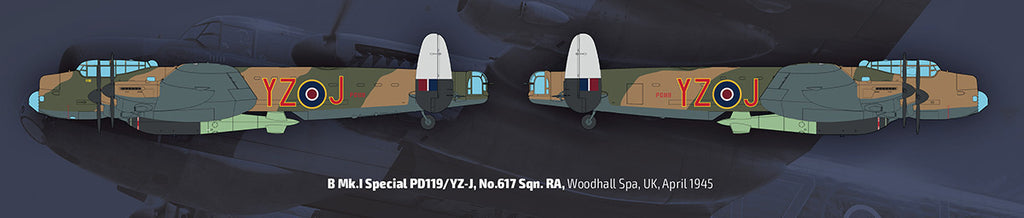 Hong Kong Models HKM01F007 Avro Lancaster Grand Slam