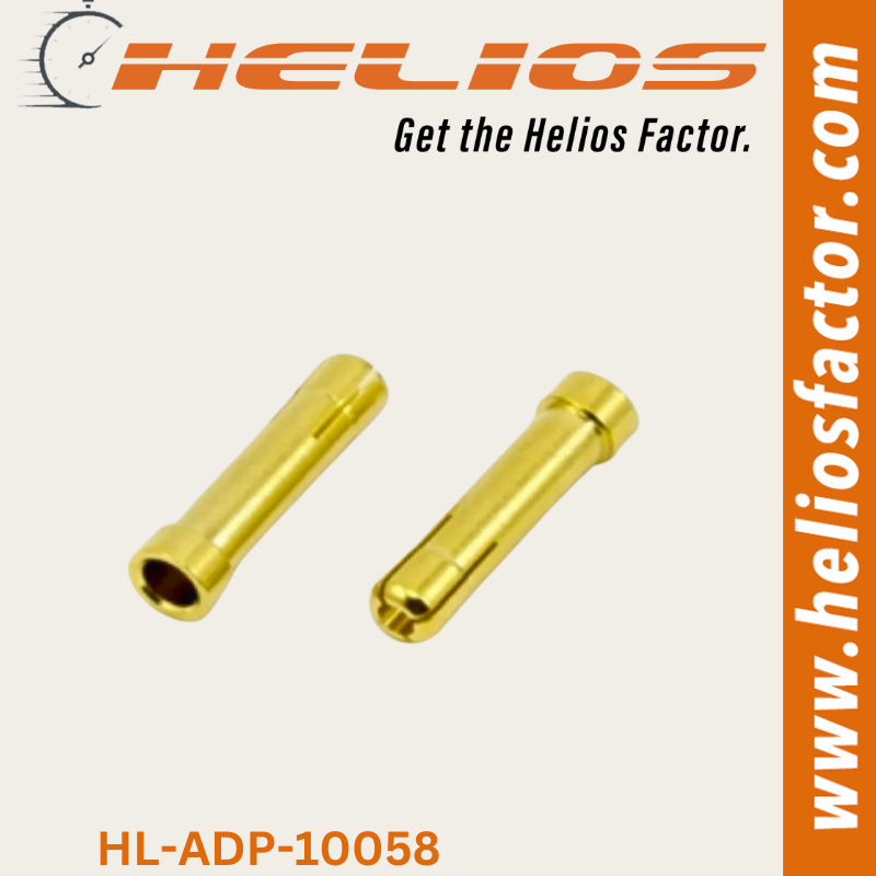 Helios - Connector - 4mm to 5mm Gold Bullet (Pair) (8689308565741)