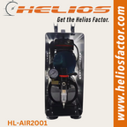 Helios Airbrush Compressor Twin Cylinder with Tank and Cover (2)