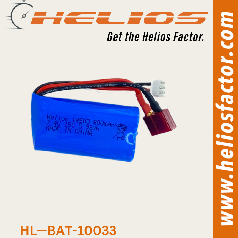 Helios - 7.4v 800Mah 15C li Ion Battery (BlackZon Slyder)
