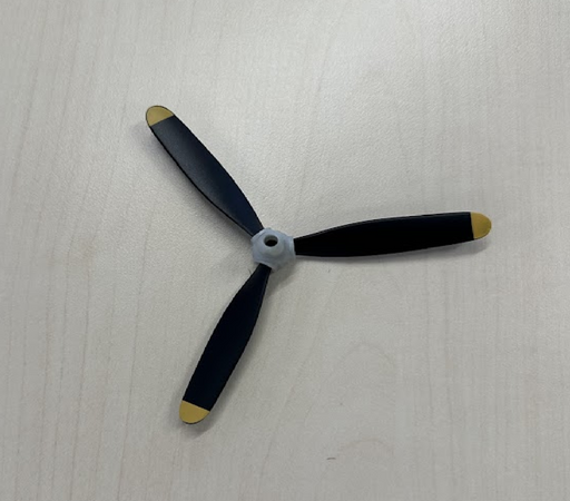 Replacement 3 blade Propeller full set For4 400mm Corsair and Thunderbolt RC Planes (8718366376173)