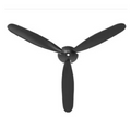 Helios Replacement 3 Blade Full Set Black Spinner RC Propeller