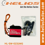 Helios Aluminium Waterproof Servo - 25kg - 0.12sec Digital Iron (2)