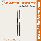 Helios 2x Set of 140mm Diamond Needle File Set (1x Rectangle &