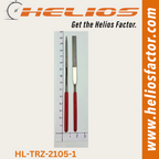 Helios 2x Set of 140mm Diamond Needle File Set (1x Rectangle & (3)