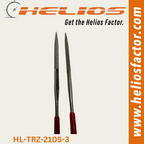 Helios 2x Set of 140mm Diamond Needle File Set (2x Triangle) (2)