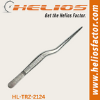 Helios 160mm Angled Clamp Tweezers - High Grade Stainless Steel