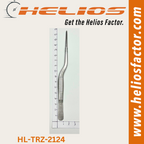Helios 160mm Angled Clamp Tweezers - High Grade Stainless Steel (2)